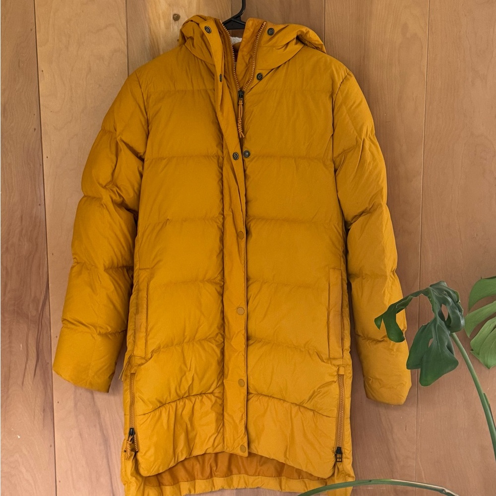Women's Mustard Puffer Jacket